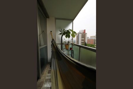 Varanda da Sala de apartamento à venda com 3 quartos, 109m² em Campo Belo, São Paulo