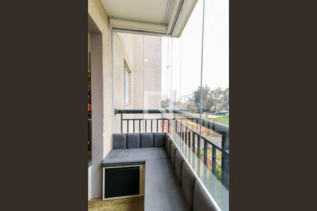 Varanda de apartamento à venda com 1 quarto, 50m² em Jardim Caboré, São Paulo
