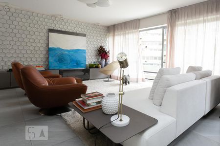 Sala de apartamento para alugar com 3 quartos, 185m² em Alto de Pinheiros, São Paulo