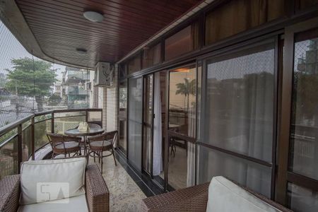 Varanda da Sala de apartamento à venda com 3 quartos, 185m² em Recreio dos Bandeirantes, Rio de Janeiro