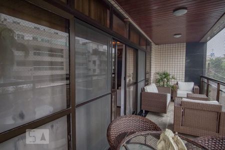 Varanda da Sala de apartamento à venda com 3 quartos, 185m² em Recreio dos Bandeirantes, Rio de Janeiro