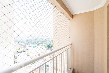 Varanda da Sala de apartamento à venda com 2 quartos, 54m² em Utinga, Santo André