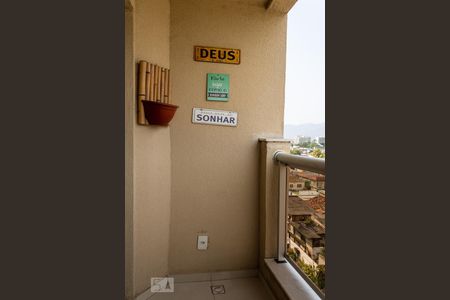 Varanda da Sala de apartamento para alugar com 2 quartos, 70m² em Campo Grande, Rio de Janeiro
