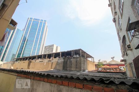 Vista do Jardim de Inverno de apartamento para alugar com 1 quarto, 50m² em Centro, Rio de Janeiro