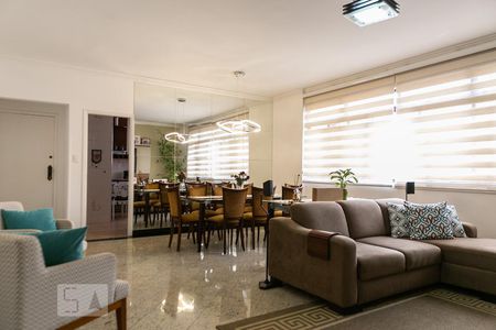 Sala de apartamento para alugar com 3 quartos, 170m² em Pompéia, Santos