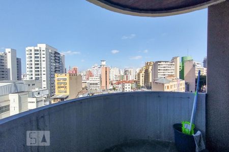 Varanda do quarto de apartamento para alugar com 1 quarto, 36m² em Liberdade, São Paulo