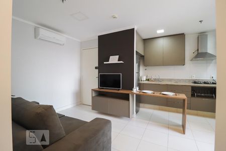 Sala de apartamento para alugar com 2 quartos, 54m² em Jardim Goiás, Goiânia