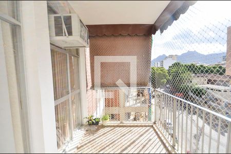 Varanda da Sala de apartamento à venda com 3 quartos, 100m² em Tijuca, Rio de Janeiro