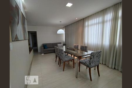 Sala de apartamento para alugar com 4 quartos, 167m² em Grajaú, Belo Horizonte