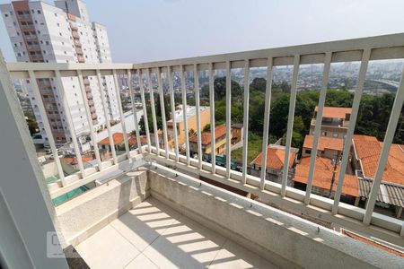 Varanda da Sala de apartamento para alugar com 2 quartos, 53m² em Vila Príncipe de Gales, Santo André