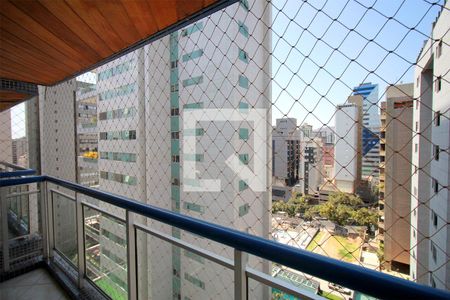 Varanda de apartamento para alugar com 3 quartos, 110m² em Lourdes, Belo Horizonte