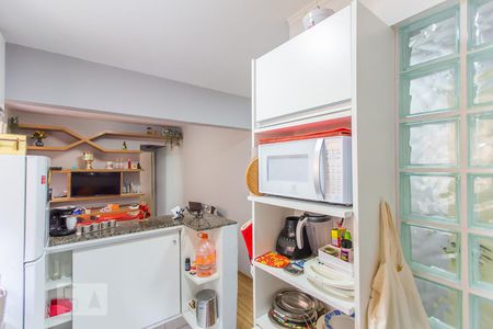 Sala/Cozinha de apartamento à venda com 1 quarto, 40m² em Liberdade, São Paulo