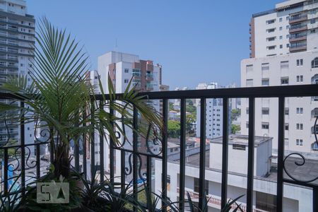 Varanda da Sala de apartamento à venda com 3 quartos, 156m² em Vila Bastos, Santo André