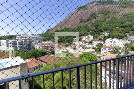 Varanda da Sala de apartamento à venda com 3 quartos, 136m² em Cosme Velho, Rio de Janeiro