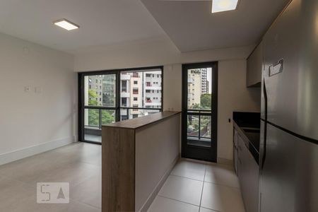 Sala de apartamento para alugar com 1 quarto, 53m² em Itaim Bibi, São Paulo