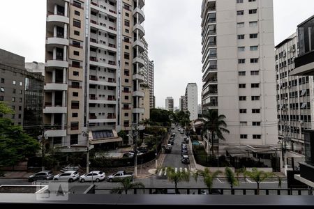 Vista da varanda de apartamento para alugar com 1 quarto, 53m² em Itaim Bibi, São Paulo