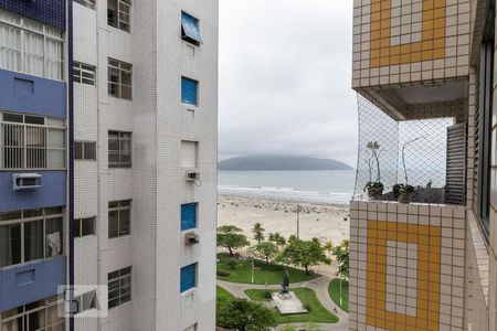 Vista de apartamento para alugar com 3 quartos, 80m² em Gonzaga, Santos