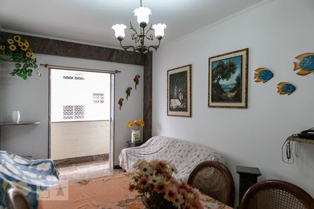 Sala de apartamento para alugar com 3 quartos, 80m² em Gonzaga, Santos