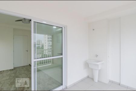 Varanda e área de serviço de apartamento para alugar com 1 quarto, 35m² em Centro, Diadema