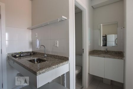 Cozinha de apartamento para alugar com 1 quarto, 23m² em Iguatemi, Ribeirão Preto