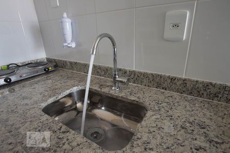 Cozinha - pia de apartamento para alugar com 1 quarto, 23m² em Iguatemi, Ribeirão Preto