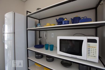 Cozinha de apartamento para alugar com 1 quarto, 23m² em Iguatemi, Ribeirão Preto