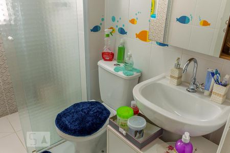 Banheiro da Suíte de apartamento à venda com 3 quartos, 64m² em Vila Marina, São Paulo