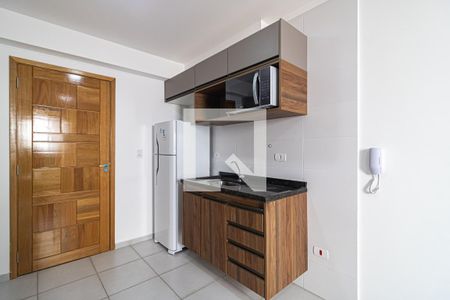 Cozinha de apartamento para alugar com 1 quarto, 28m² em Luz, São Paulo