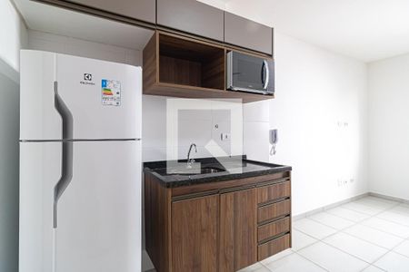 Cozinha de apartamento para alugar com 1 quarto, 28m² em Luz, São Paulo