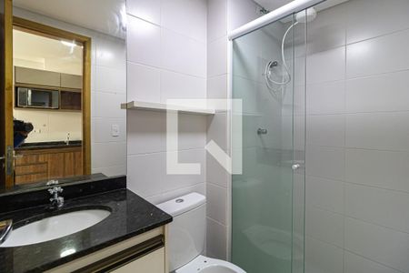 Banheiro de apartamento para alugar com 1 quarto, 28m² em Luz, São Paulo
