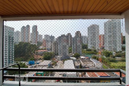 Varanda da Sala de apartamento à venda com 3 quartos, 74m² em Vila Andrade, São Paulo