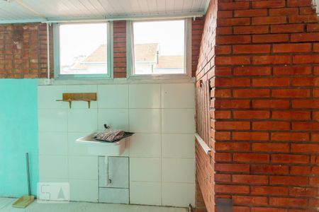 Cozinha/Área de serviço de casa de condomínio à venda com 1 quarto, 44m² em Nossa Senhora das Gracas, Canoas