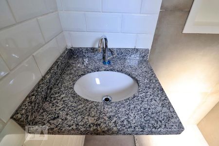 Detalhe do Banheiro da Suíte de apartamento à venda com 2 quartos, 120m² em Vila Lea, Santo André