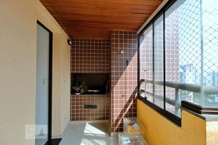 Varanda da Sala de apartamento à venda com 4 quartos, 173m² em Vila Andrade, São Paulo