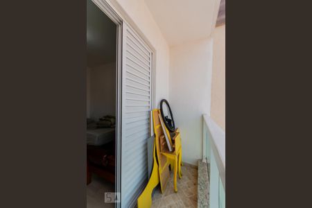 Sacada Quarto 1 de apartamento à venda com 2 quartos, 90m² em Vila Pires, Santo André
