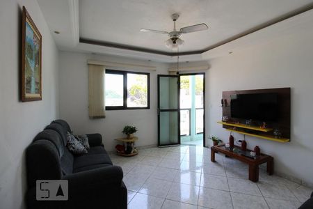 Sala de apartamento à venda com 3 quartos, 96m² em Vila Guiomar, Santo André