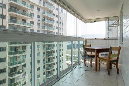 Varanda da Sala de apartamento à venda com 2 quartos, 78m² em Recreio dos Bandeirantes, Rio de Janeiro