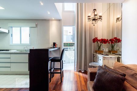 Sala de apartamento para alugar com 1 quarto, 50m² em Itaim Bibi, São Paulo