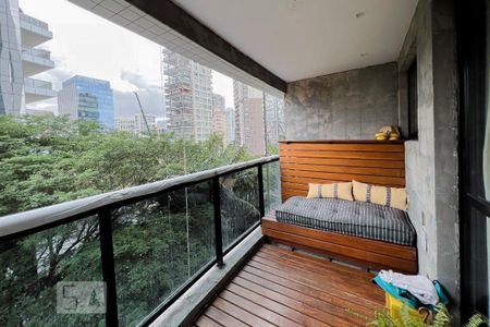 Varanda de apartamento para alugar com 1 quarto, 59m² em Vila Nova Conceição, São Paulo