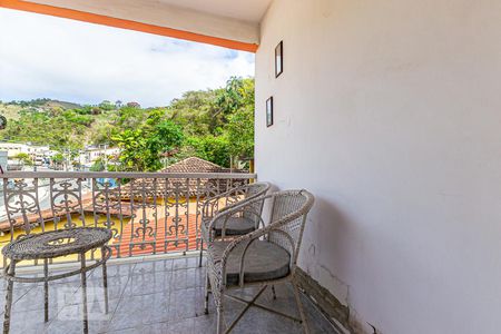 Varanda da Suite  de casa à venda com 4 quartos, 192m² em Fonseca, Niterói