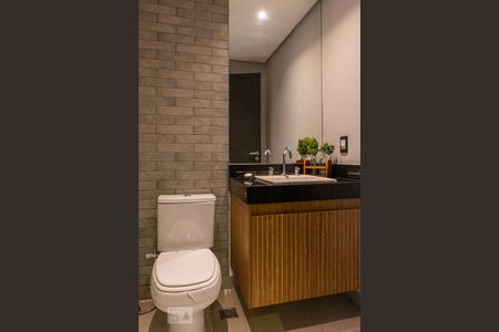 Banheiro de kitnet/studio à venda com 1 quarto, 49m² em Pompeia, São Paulo