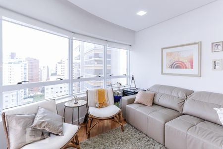 Sala de apartamento para alugar com 3 quartos, 106m² em Perdizes, São Paulo