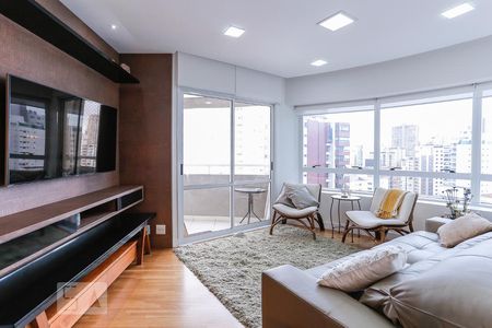 Sala de apartamento para alugar com 3 quartos, 106m² em Perdizes, São Paulo