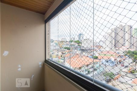 Sacada Sala de apartamento para alugar com 3 quartos, 74m² em Vila Valparaíso, Santo André