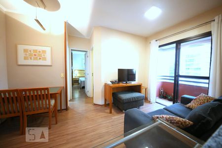 Sala de apartamento à venda com 2 quartos, 54m² em Cidade Monções, São Paulo