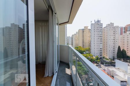 Varanda Sala de apartamento à venda com 2 quartos, 143m² em Moema, São Paulo