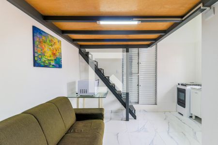 Sala de kitnet/studio para alugar com 1 quarto, 28m² em Cidade Monções, São Paulo