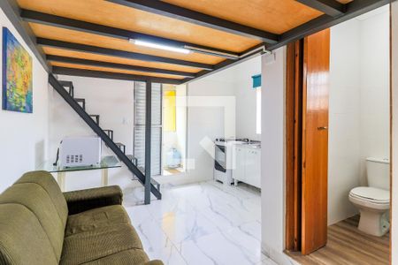 Sala de kitnet/studio para alugar com 1 quarto, 28m² em Cidade Monções, São Paulo