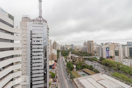 Vista da Sacada de kitnet/studio para alugar com 1 quarto, 24m² em Liberdade, São Paulo