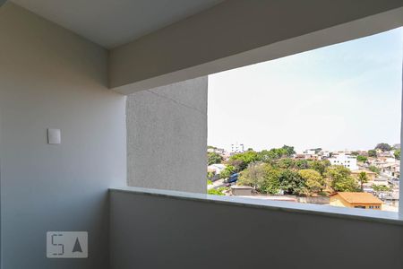 Varanda da Sala de apartamento à venda com 2 quartos, 60m² em Rio Branco, Belo Horizonte